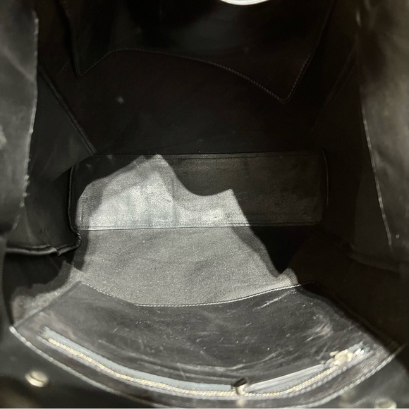 Tiffany & Co. Black Leather Large Tote - Picture 8 of 11